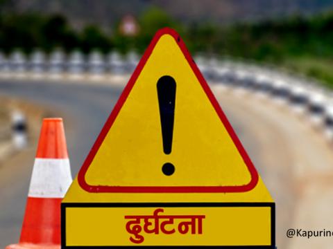 झापामा मोटरसाइकलको ठक्करबाट एक जना पुरुषको मृत्यु