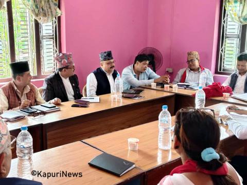 बृहत्तर वराहक्षेत्र विकास समितिमा पदाधिकारीद्वारा पदभार ग्रहण