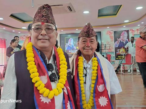 वरिष्ठ कवि बम देवान र गीतकार खेम नेपाली जेबी टुहुरे फाउण्डेशनद्वारा सम्मानित