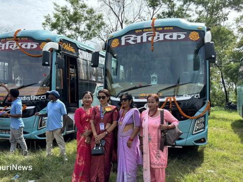 सिम्रिक यातायातले ८ नयाँ गाडी थपेर सेवा विस्तार