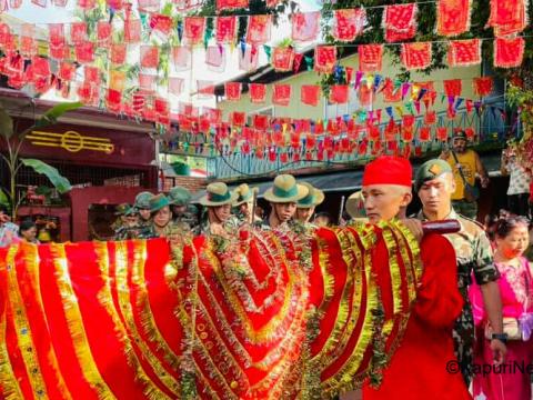 पूर्वको प्रमुख शक्तिपिठ दन्तकाली मन्दिरमा फूलपाती बढाई