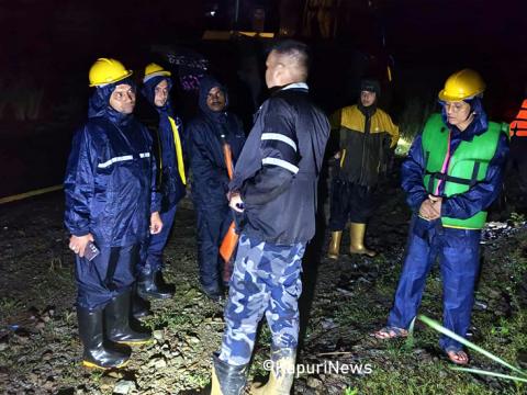 वराहक्षेत्रमा वर्षाको असर : डुबान पीडितलाई प्रभावकारी उद्धार र राहत