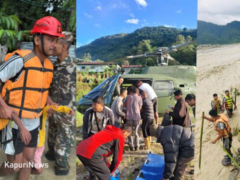 नेपाली सेनाद्वारा कोसी प्रदेशमा ६०८ जनाको सफल उद्धार