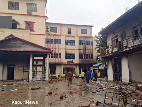 जेन-जी प्रदर्शनको नाममा विराटनगर महानगरपालिकाको महत्त्वपूर्ण कागजपत्र सहित १ अर्बको क्षति