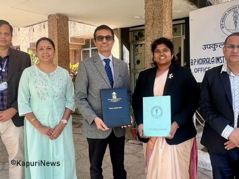 बीपी प्रतिष्ठान र बालाजी विद्यापीठ विश्वविद्यालयबीच समझदारीपत्रमा हस्ताक्षर बीपी प्रतिष्ठान र बालाजी विद्यापीठ विश्वविद्यालयबीच समझदारीपत्रमा हस्ताक्षर