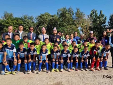 उद्धघाटन खेलमा डिपो स्कुलले जोलसाया एकेडेमीलाई १–०ले पराजित 