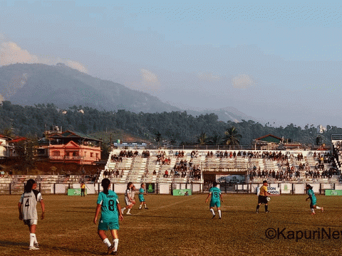 धरान ११ अन्तर वडा महिला फुटबलको क्वाटर फाइनलमा धरान ११ अन्तर वडा महिला फुटबलको क्वाटर फाइनलमा