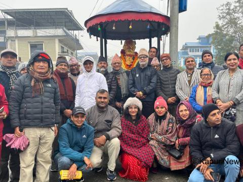 शालिकमा माल्यार्पण गर्दै कविशिरोमणि लेखनाथको १४२ औँ जयन्ती मनाइयो