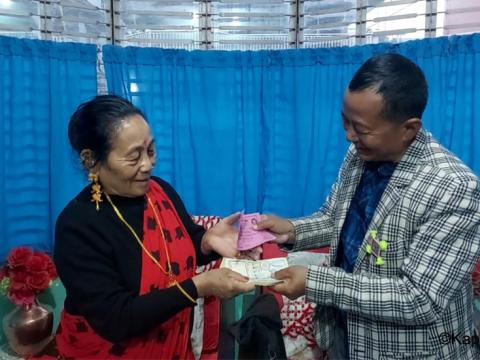 लिम्बू पत्रकारको ‘एक सुका अभियान’बाट ७ लाख ७० हजार सङ्कलन