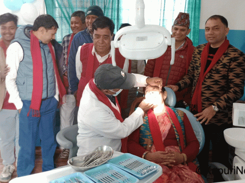 वराहक्षेत्र नगर अस्पतालबाट विशेषज्ञ सहितको दन्त सेवा सुरु,सेवा बढाउँदै अस्पताल ग्रामीण क्षेत्रका नागरिकलाई सुविधा वराहक्षेत्र नगर अस्पतालबाट विशेषज्ञ सहितको दन्त सेवा सुरु,सेवा बढाउँदै अस्पताल ग्रामीण क्षेत्रका नागरिकलाई सुविधा