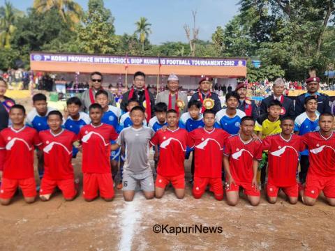 उद्धघाटन खेलमा नेपाल पुलिस स्कुल रेड विजयी