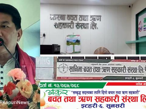 सुनसरीका ७ सहकारीको धितो लिलाम हुने, धरानको नमोः र झरना देखि इटहरीका सानिमा र अङ्कुर सम्म