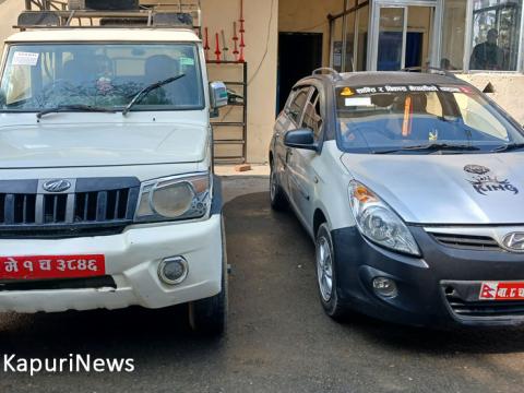 चोरीका गाडी धमाधम नियन्त्रणमा लिँदै ट्राफिक प्रहरी