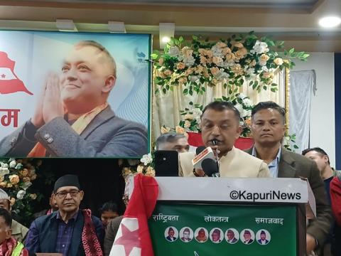 कार्यकर्तालाई सभापति थापाको निर्देशन: आफ्नो वडा बाहेक अन्यत्र गएर घरदैलो नगर्नुस् 