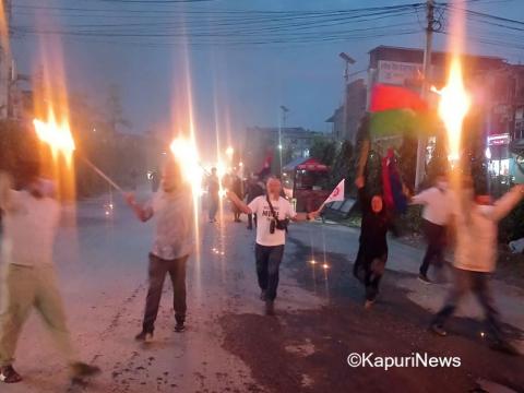 ओली पक्राउको विरोधमा इटहरीमा राँके जुलुस ओली पक्राउको विरोधमा इटहरीमा राँके जुलुस